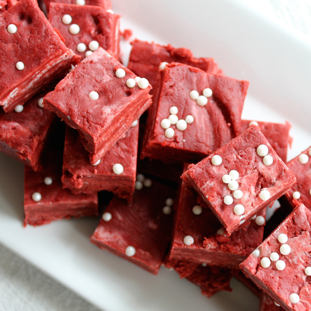 Red Velvet Fudge from The Country Chic Cottage