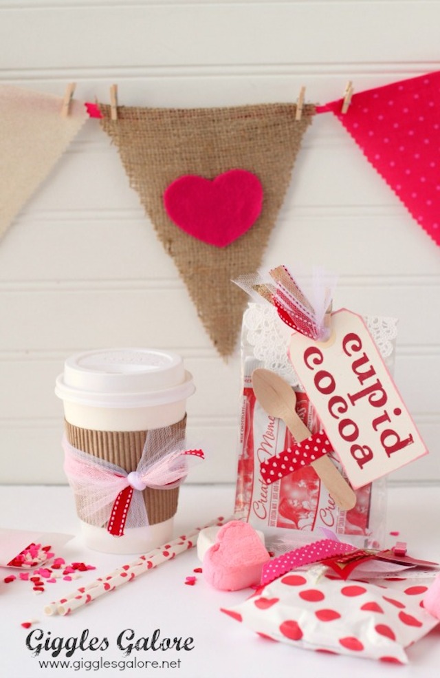 Cupid Cocoa Valentines from Giggles Galore
